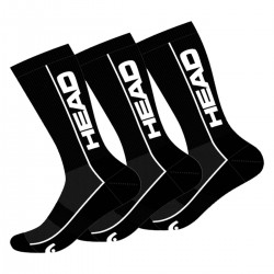 Head Calceta XL Deportiva Negra (3 pares)