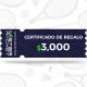 CERTIFICADO DE REGALO $3000