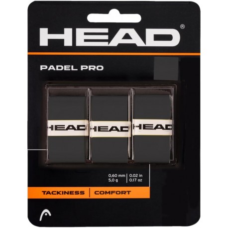 Head Padel Pro Negro (X3)