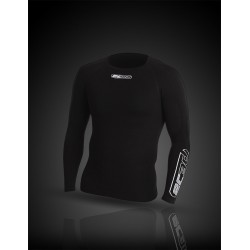 ec3d Playera de compresion con mangas largas (negra)